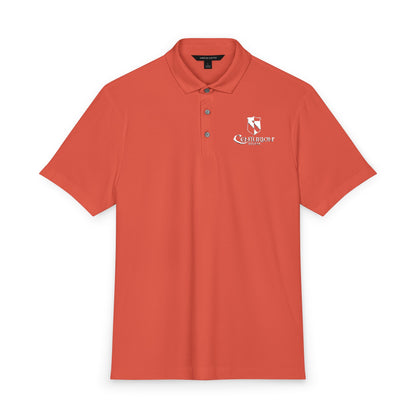 Centurion Stone Performance Polo — White Logo