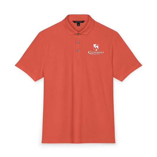 Centurion Stone Performance Polo — White Logo