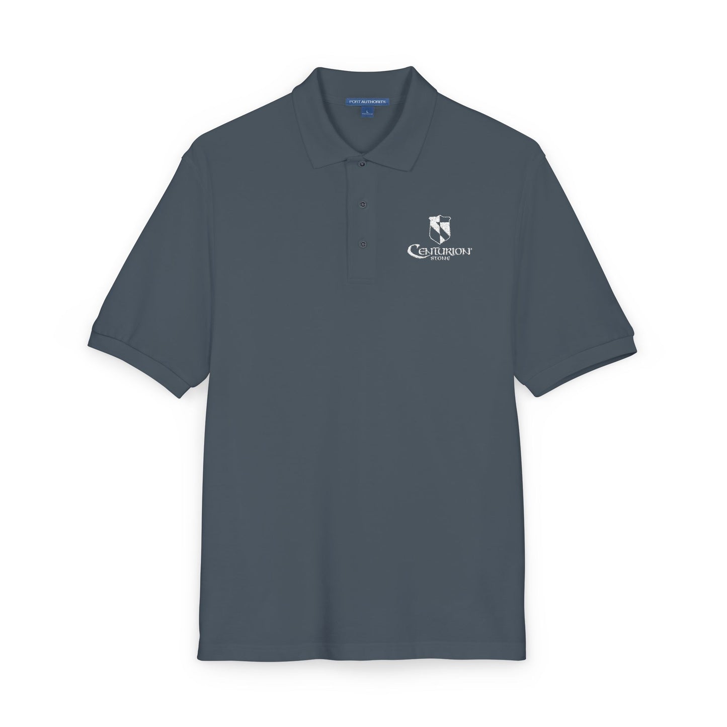 Centurion Stone Work Polo - White Logo