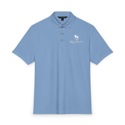 Centurion Stone Performance Polo — White Logo