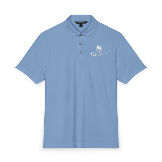 Centurion Stone Performance Polo — White Logo