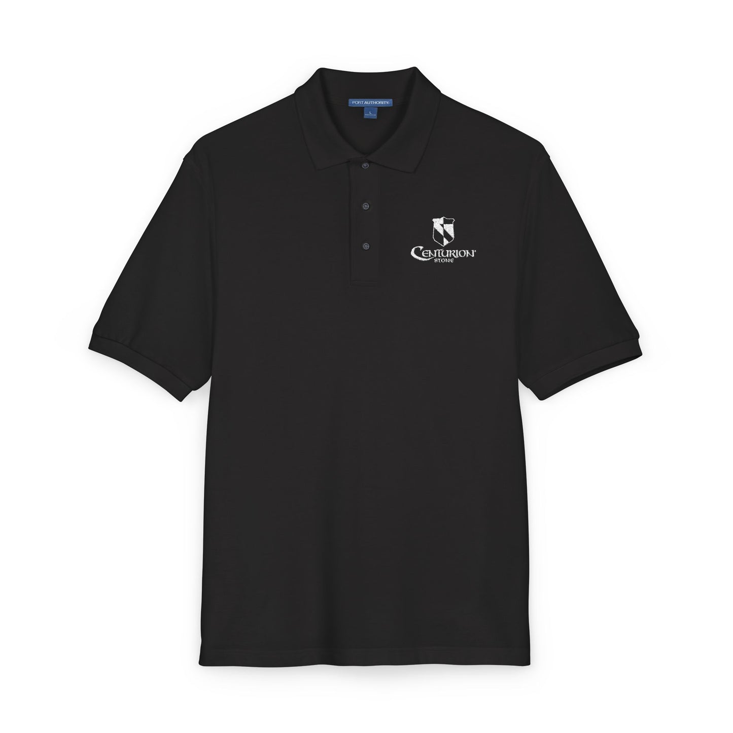 Centurion Stone Work Polo - White Logo