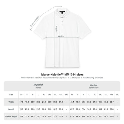 Centurion Stone Performance Polo — White Logo