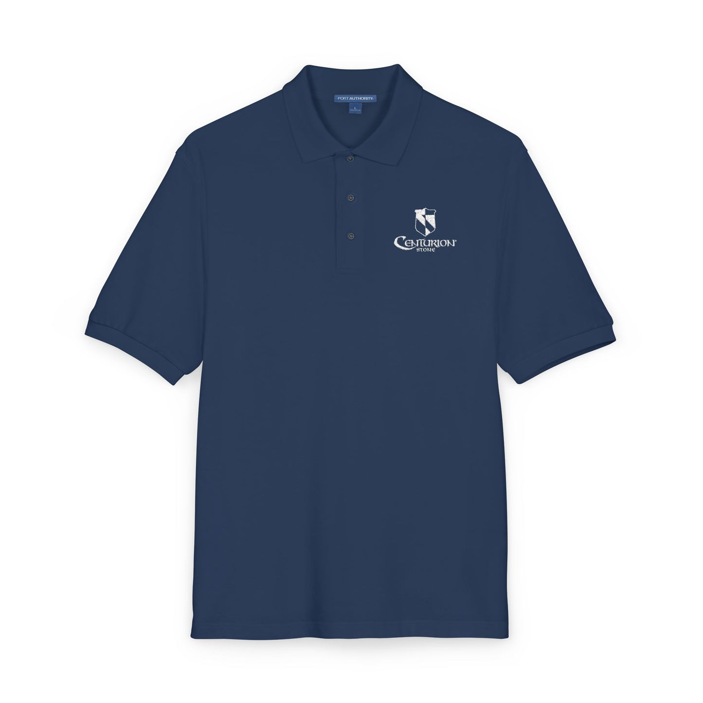 Centurion Stone Work Polo - White Logo