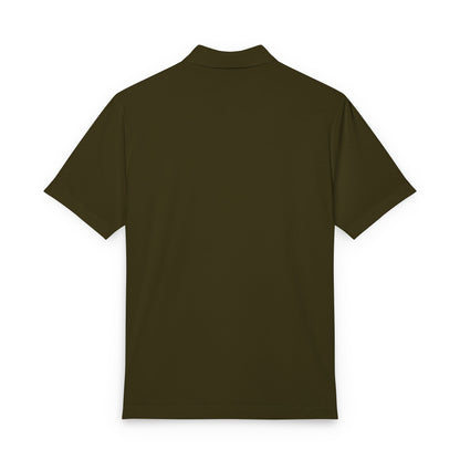 The Centurion Stone Performance Polo — Black Logo
