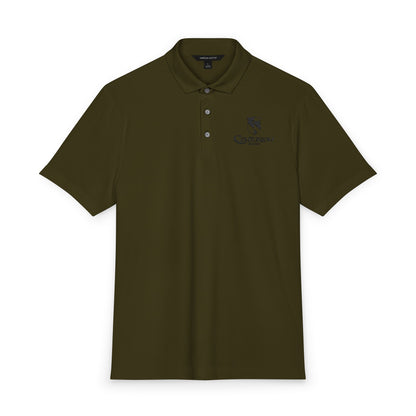 The Centurion Stone Performance Polo — Black Logo