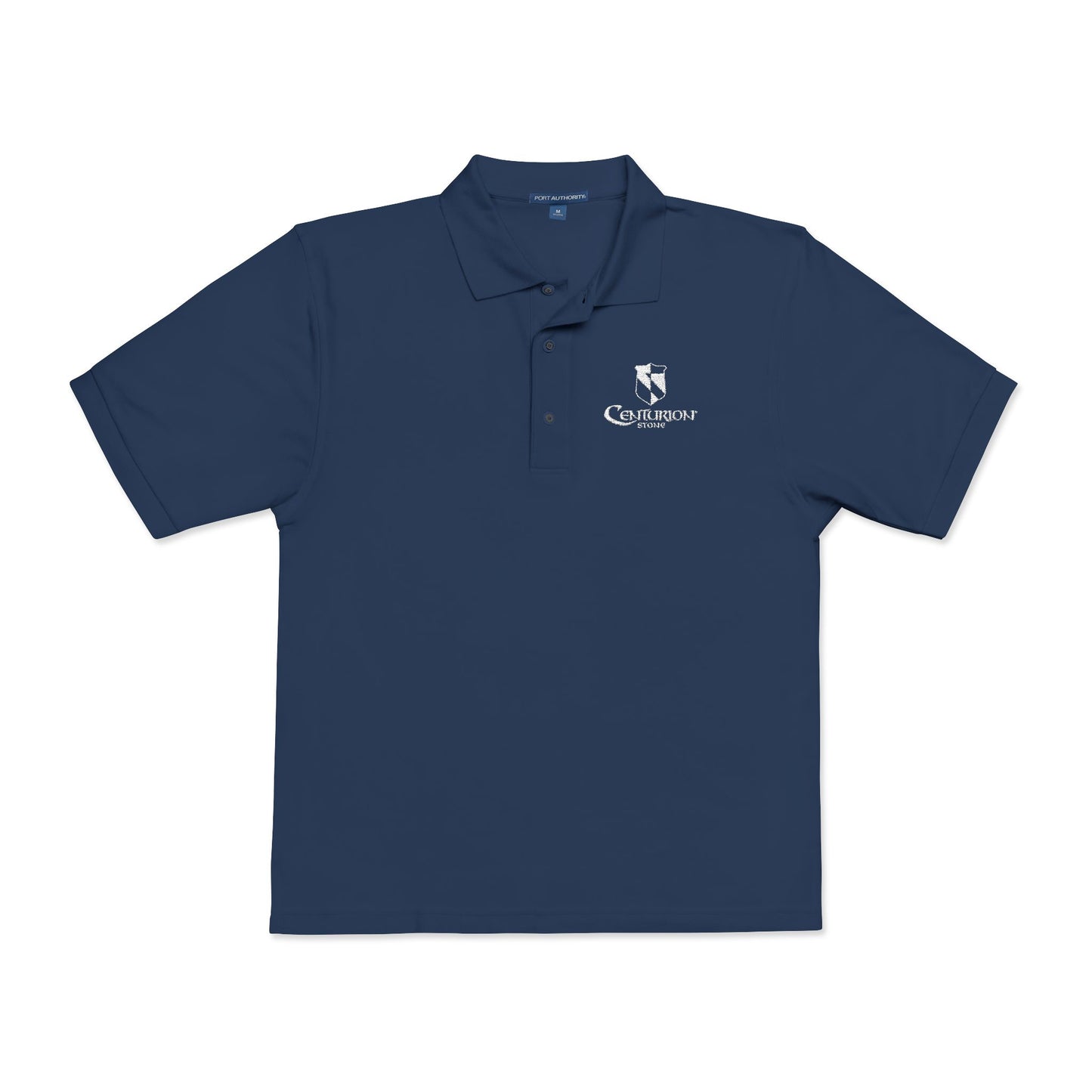 Centurion Stone Work Polo - White Logo