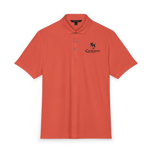The Centurion Stone Performance Polo — Black Logo
